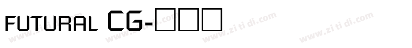 futural CG字体转换